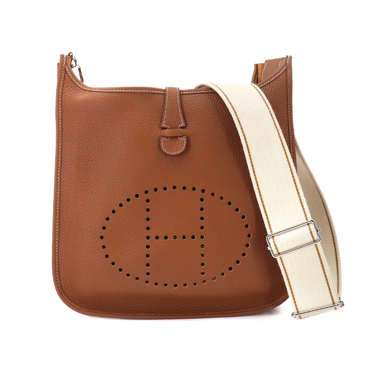 Everlyne 3 PM Amazon Shoulder Bag Taurillon Clemence Gold