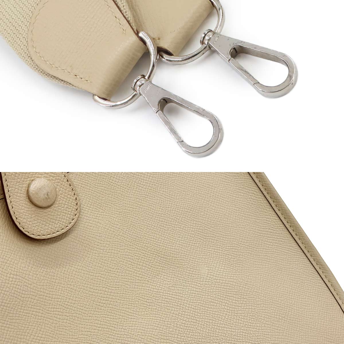 Evelyne3 GM Shoulder Bag Epsom Parchment