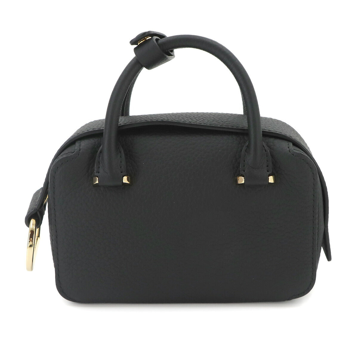 Cool Box Nano Hand Shoulder Bag Leather Black Purse