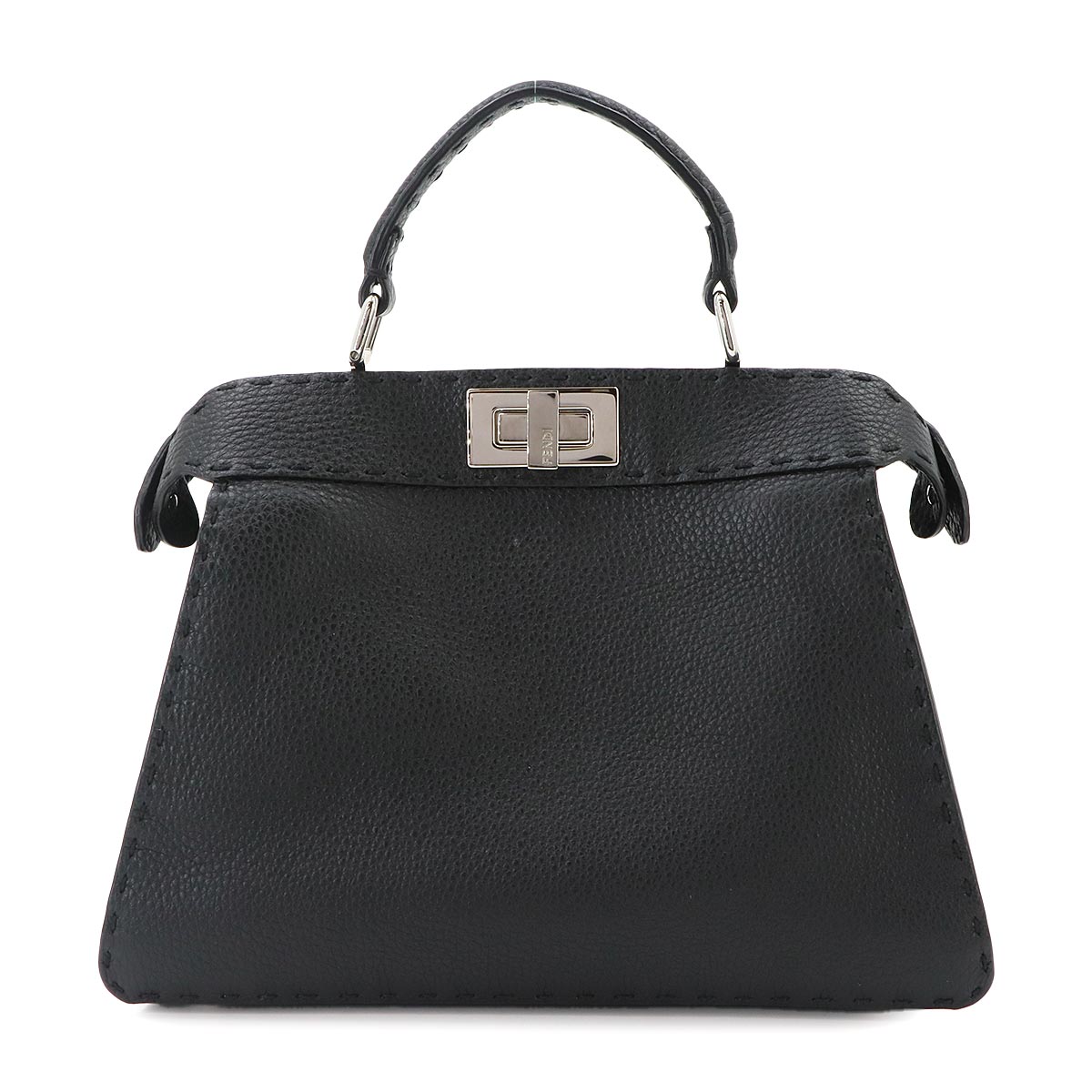 Peekaboo Iseeu SmallHand Shoulder Bag Black Leather 8BN327 Purse