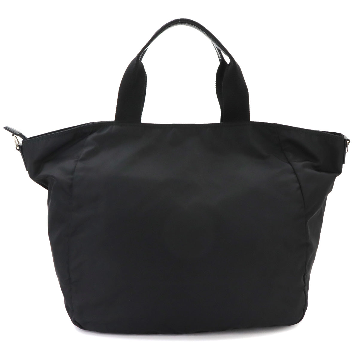 2way Tote Shoulder Bag Nylon Leather Nero Black BR4051