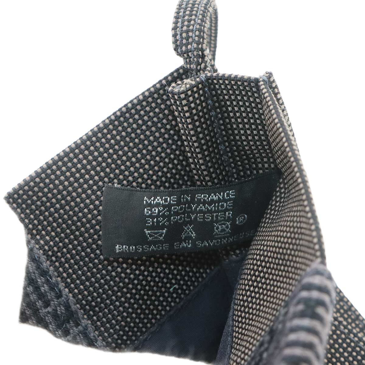 Herline Pochette Shoulder Bag Canvas Gray Purse