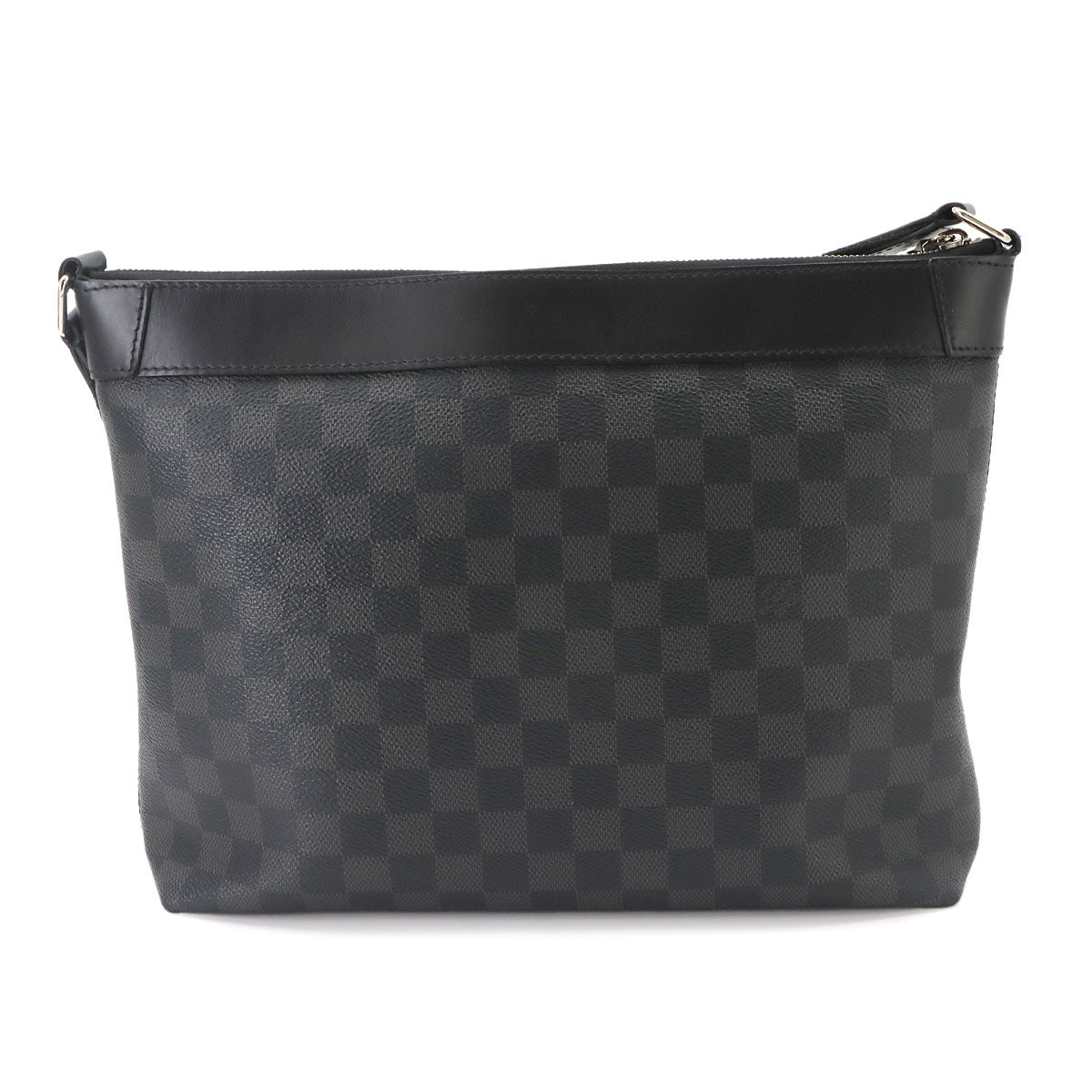Damier Graphite Mick PM NM Shoulder Bag Black Grey N40003