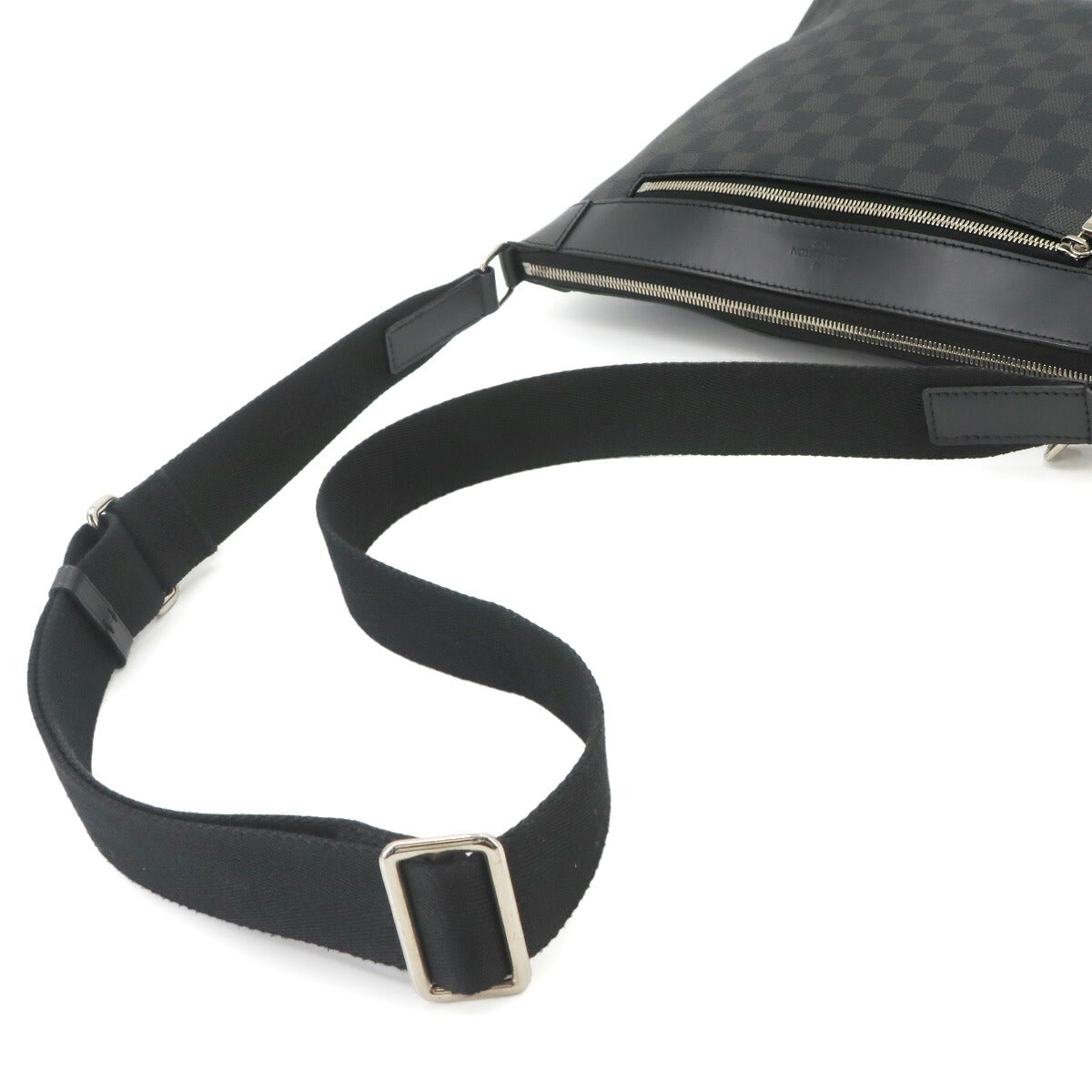 Damier Graphite Mick PM NM Shoulder Bag Black Grey N40003