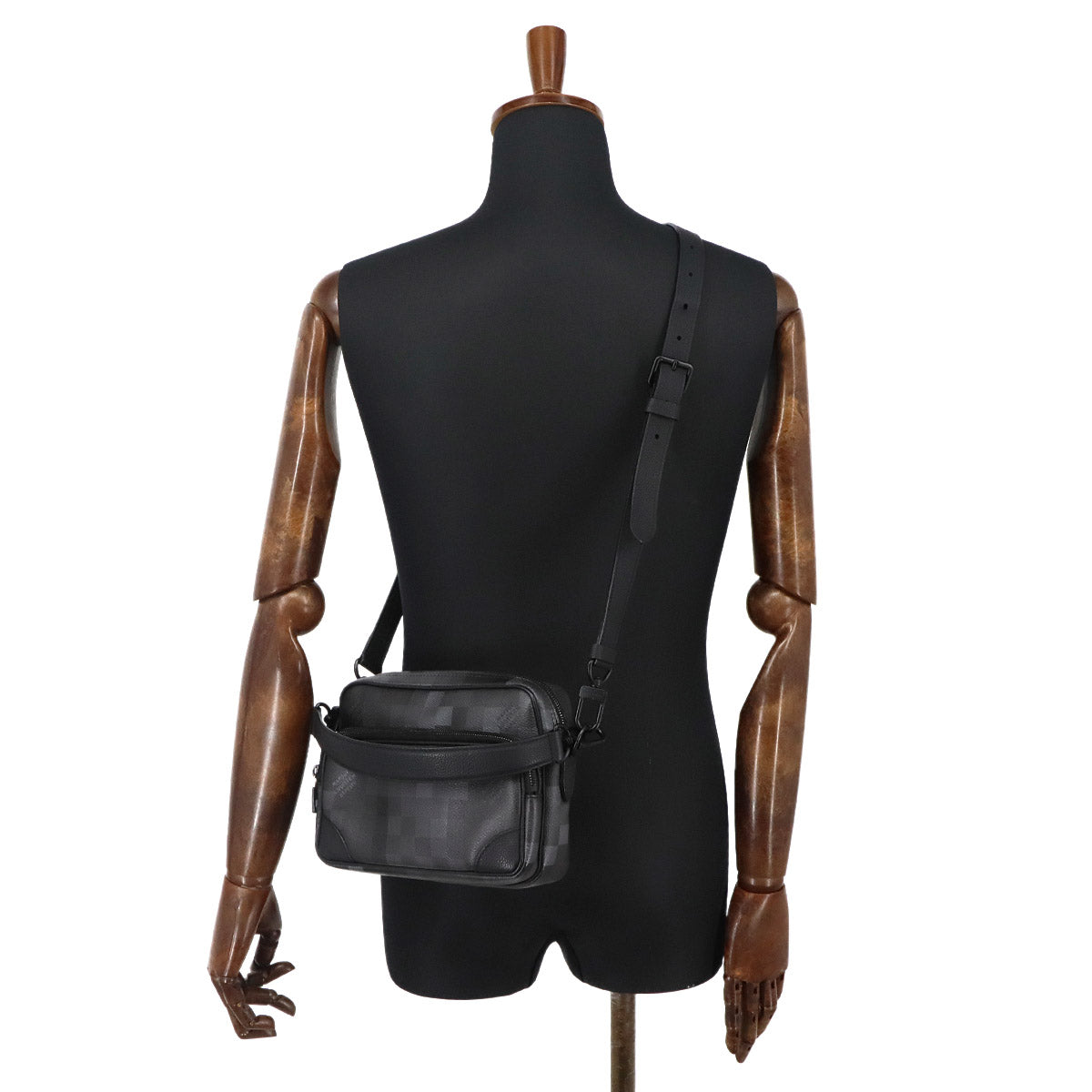 Damoflage Black Nil Messenger Shoulder Bag M14988