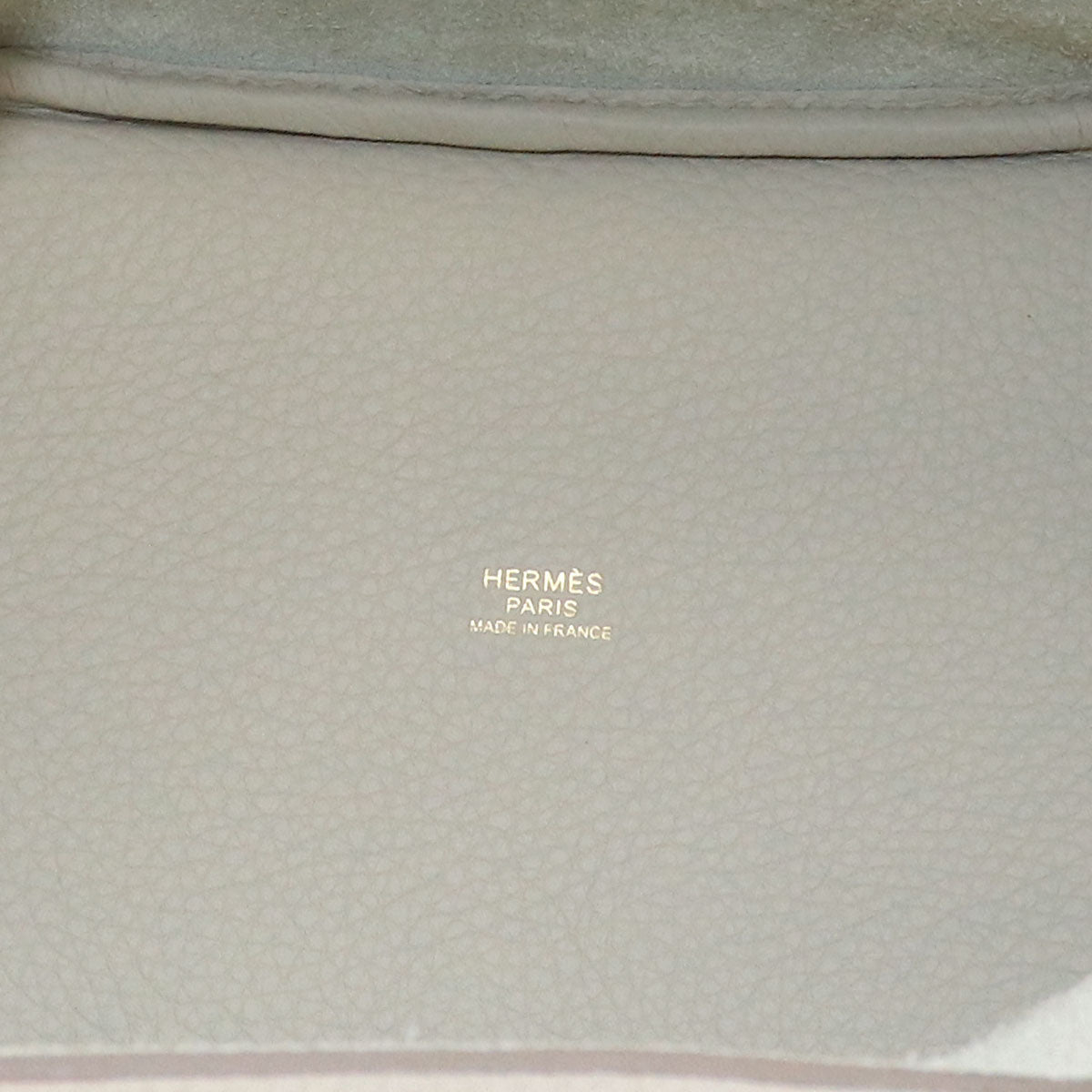 Picotin Lock PM Hand Bag Taurillon Clemence Beton Purse