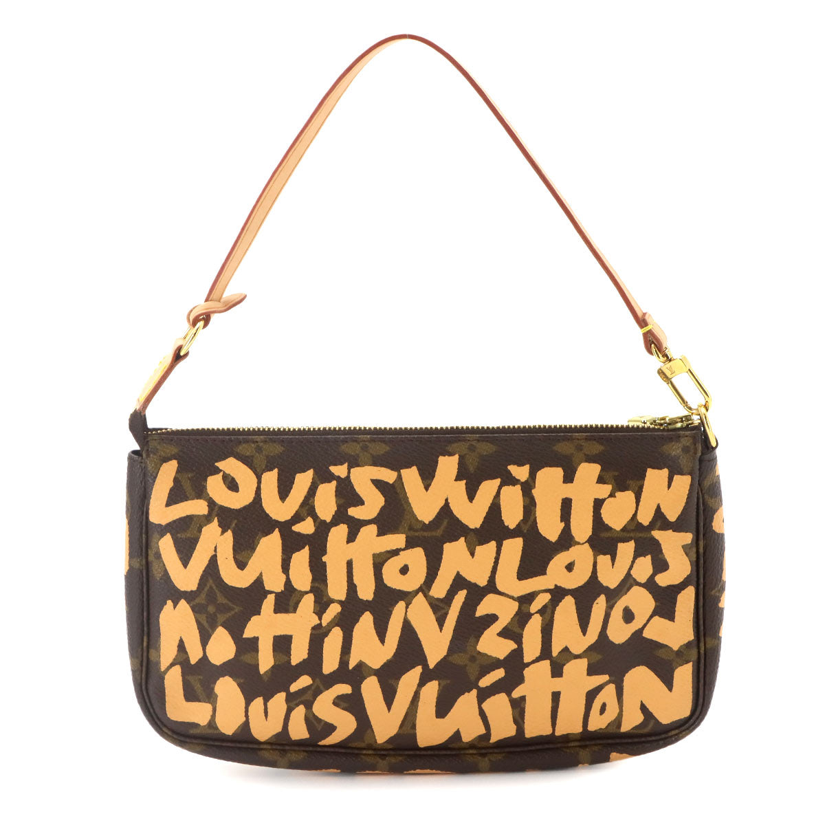 Monogram Graffiti Pochette Accessoires Pouch Peach M92193