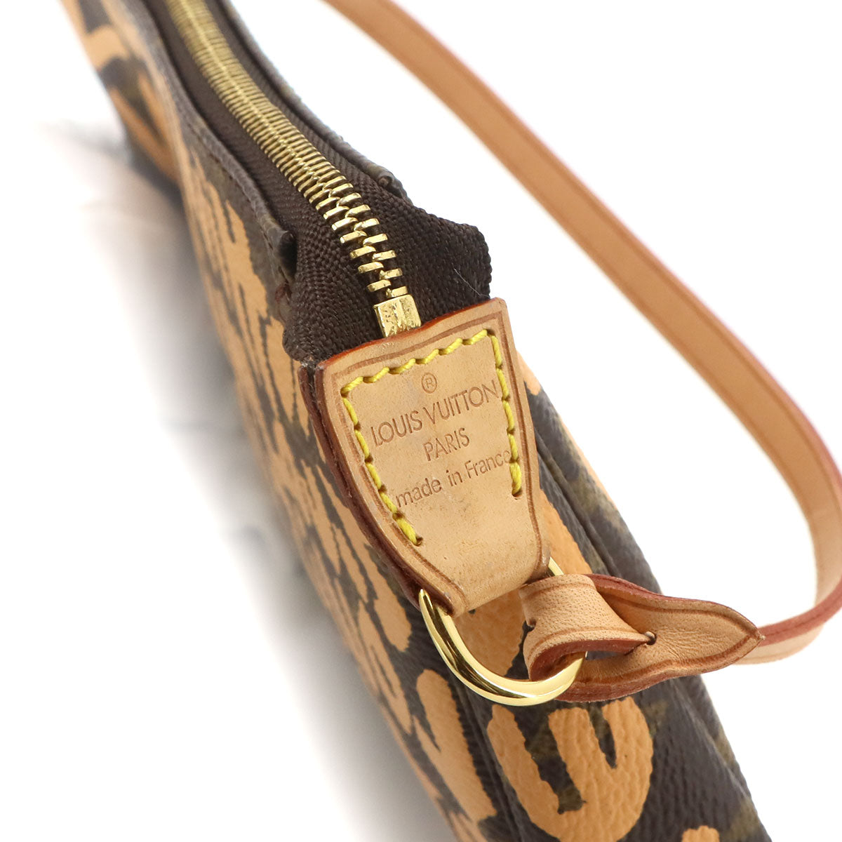 Monogram Graffiti Pochette Accessoires Pouch Peach M92193