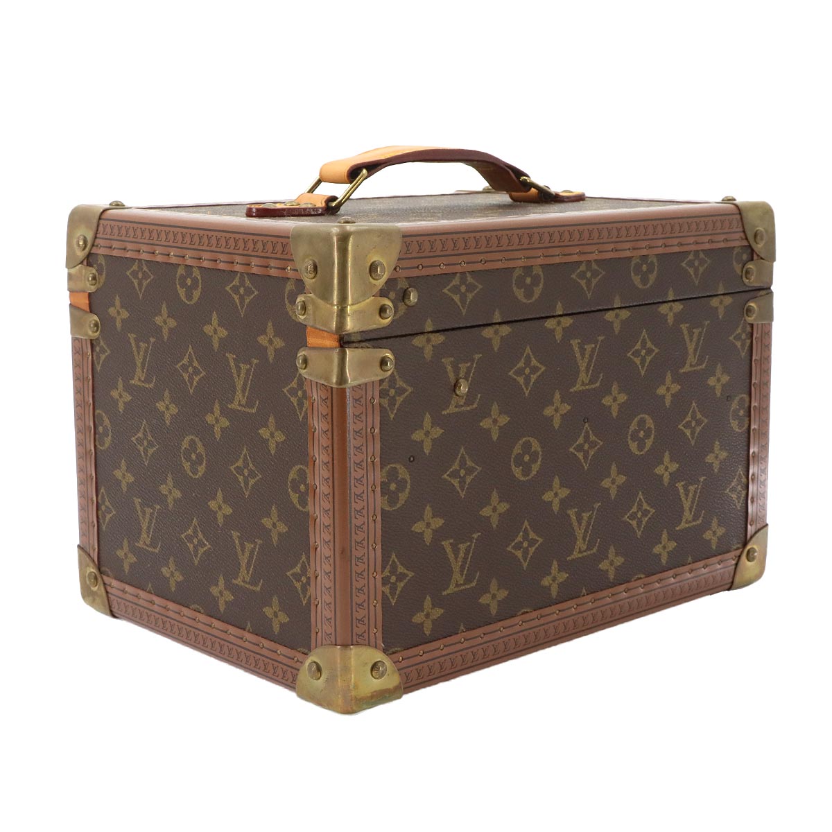 Monogram Boite Flacons Cosmetic Box Vanity Bag M21828