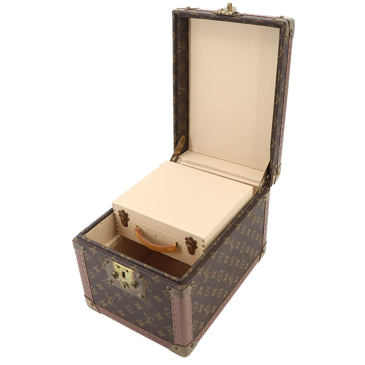 Monogram Boite Flacons Cosmetic Box Vanity Bag M21828