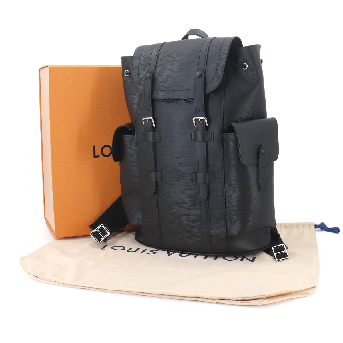 Epi Christopher PM Backpack Leather Noir M50158