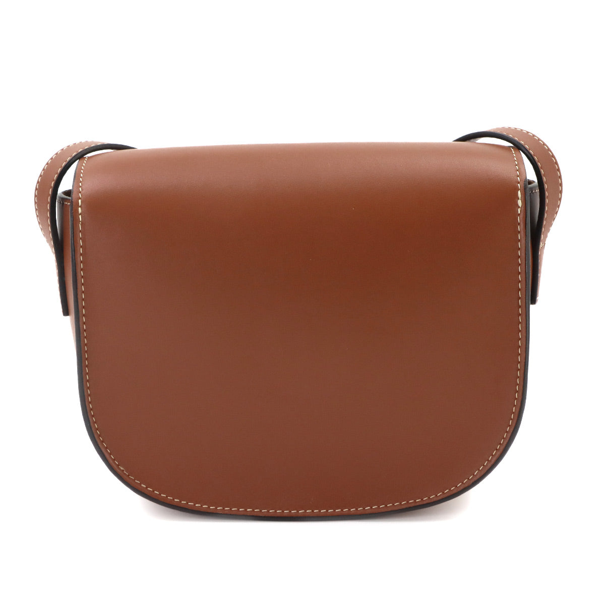 Folco Cuir Triomphe Bag Shoulder Leather Tan 198263DU3 Purse
