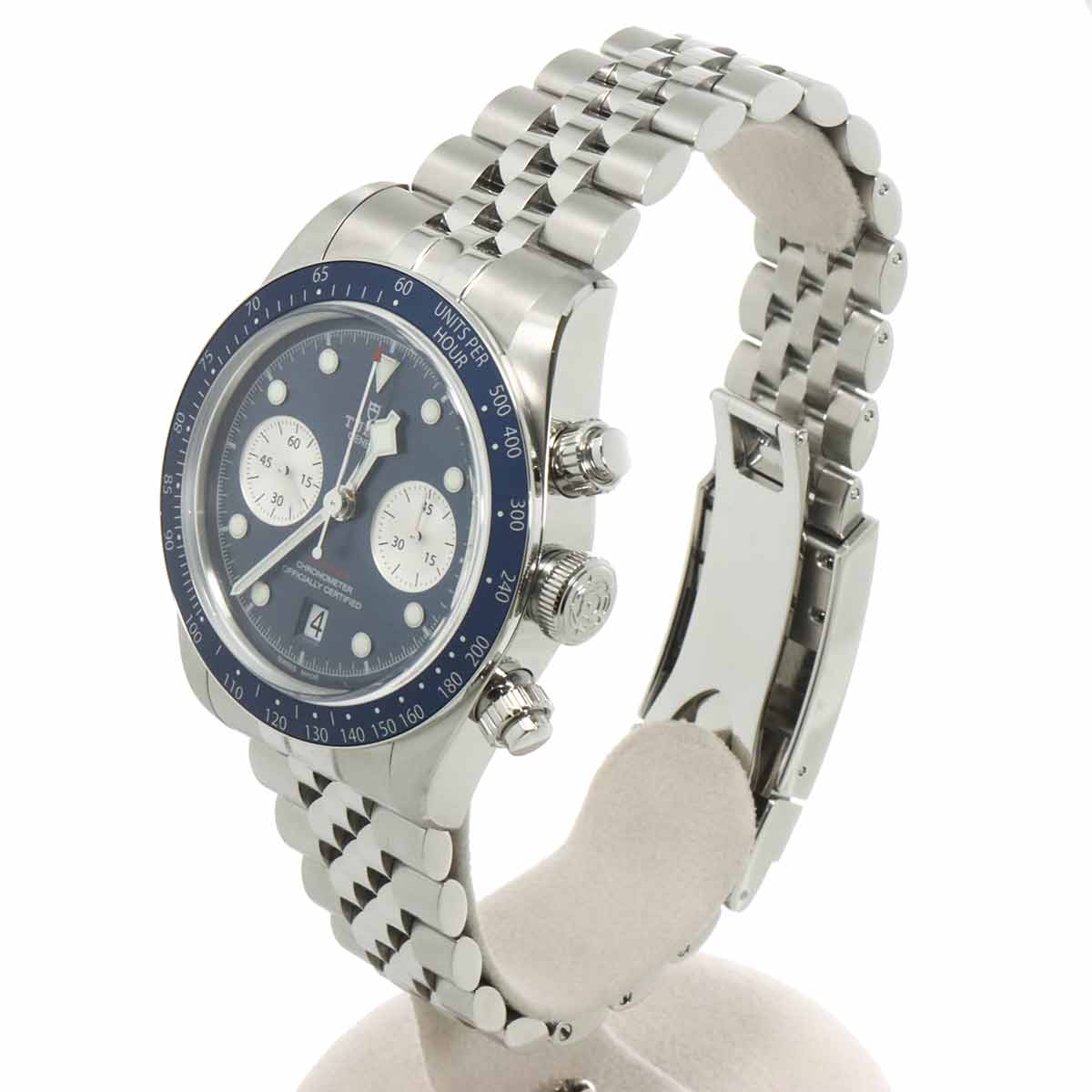Black Bay Chronograph 79360B Automatic Blue Dial Mens Watch