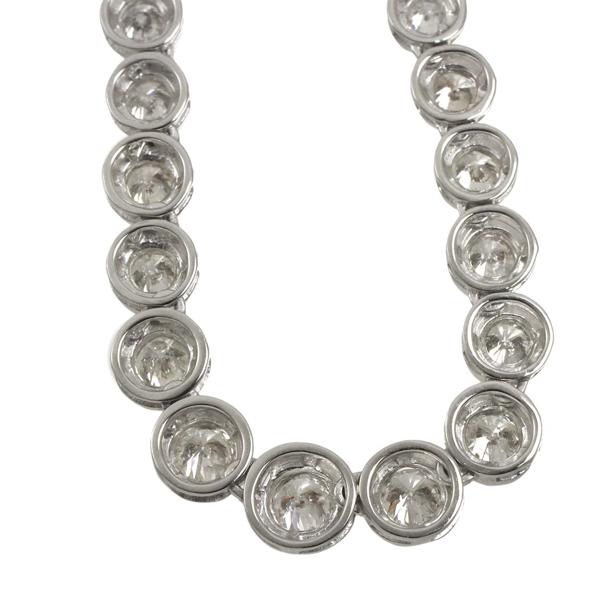 Diamond 10.00ct Necklace Pt Platinum