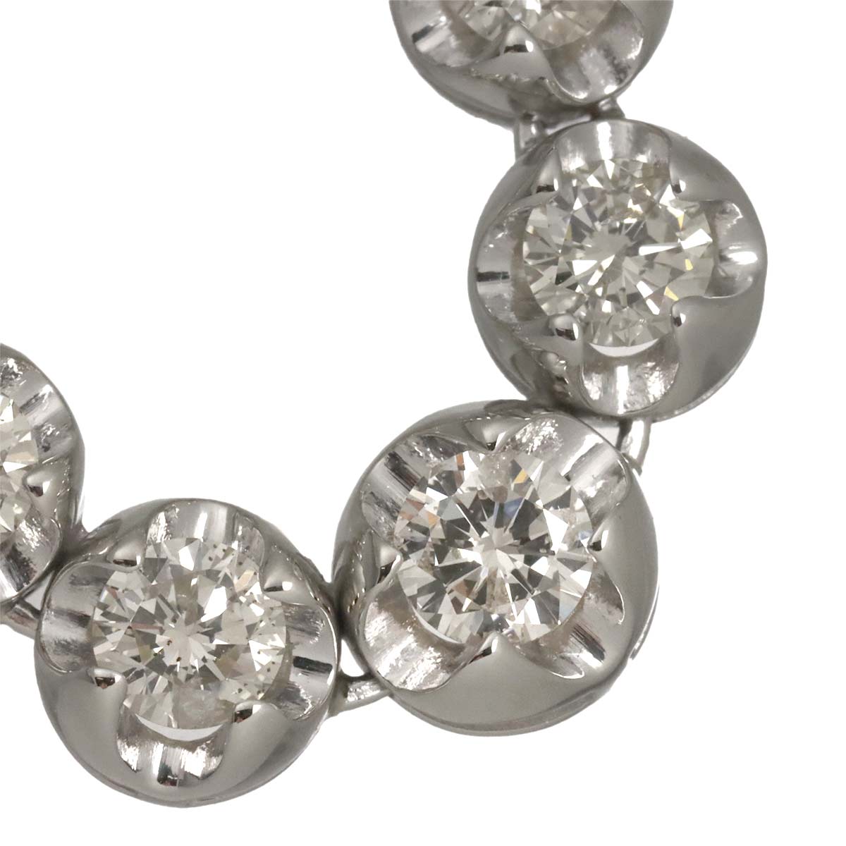 Diamond 10.00ct Necklace Pt Platinum