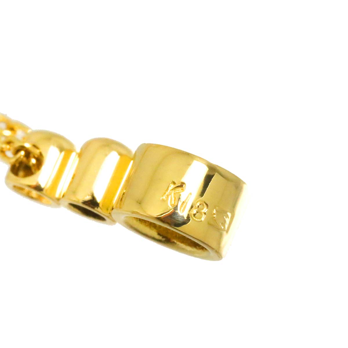Diamond 0.15ct Necklace 18K YG Yellow Gold 750