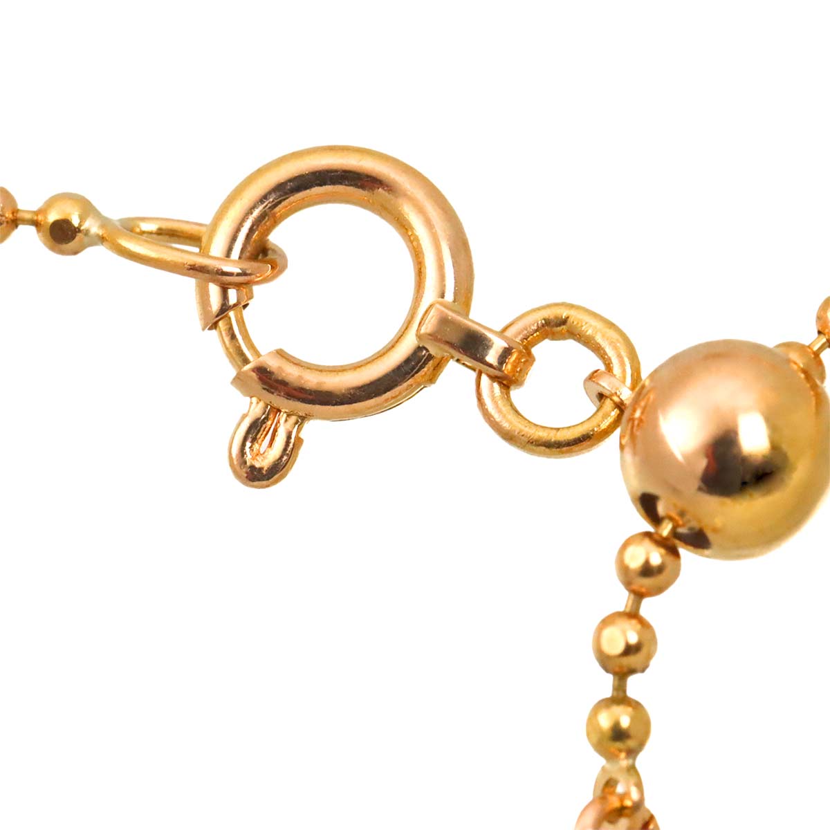 MOP Diamond Necklace 18K PG Pink Gold 750