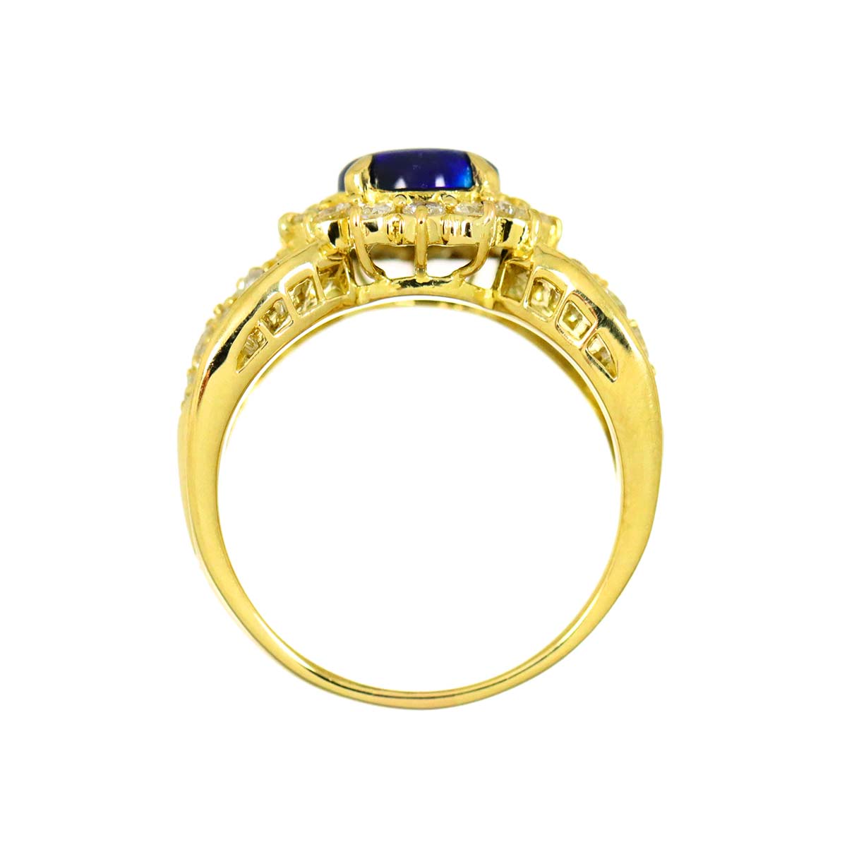 BlackOpal 1.425ct Diamond 1.43ct Ring 18K YG Yellow Gold 750 7.5(US)