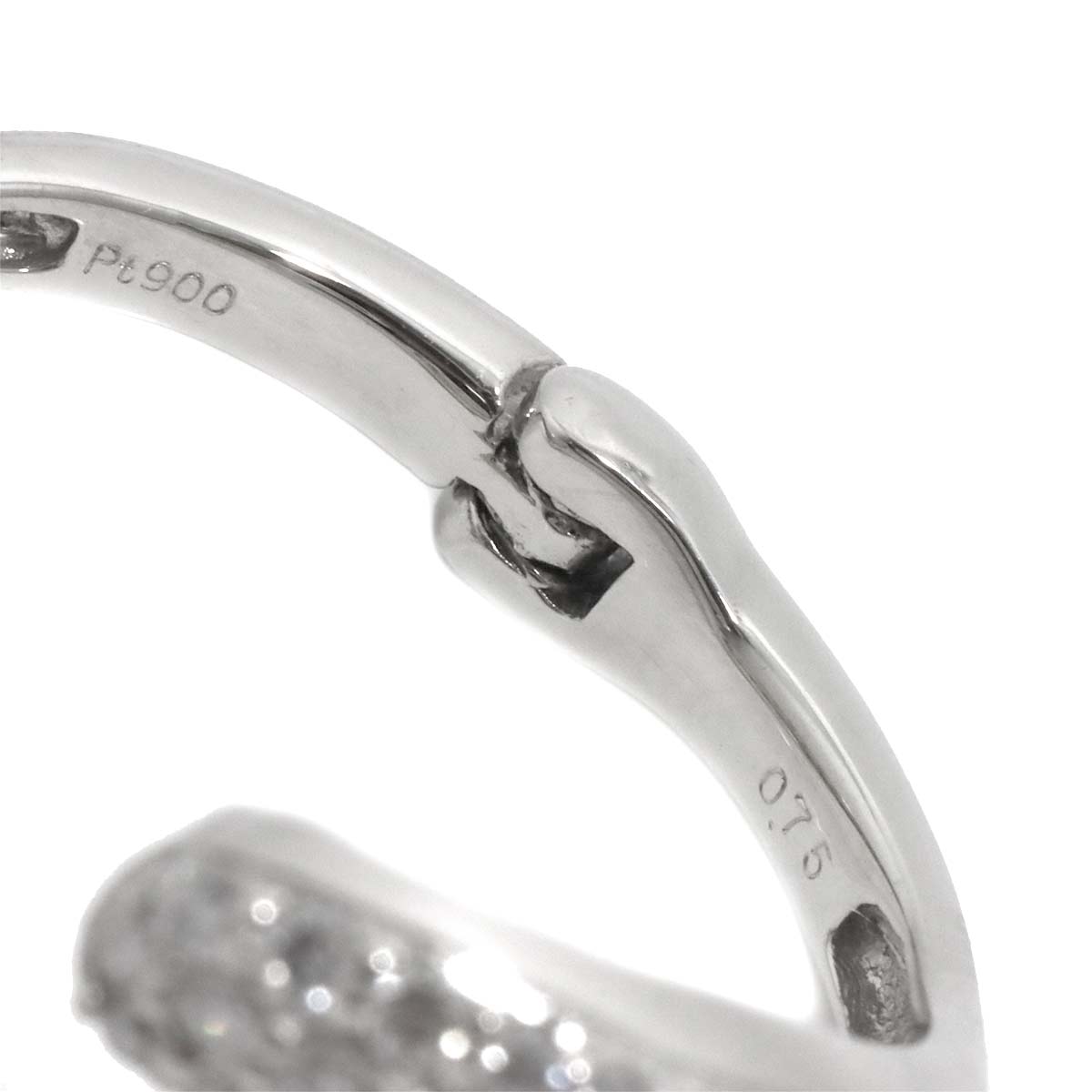 Diamond 0.75ct Ring Pt Platinum Free size