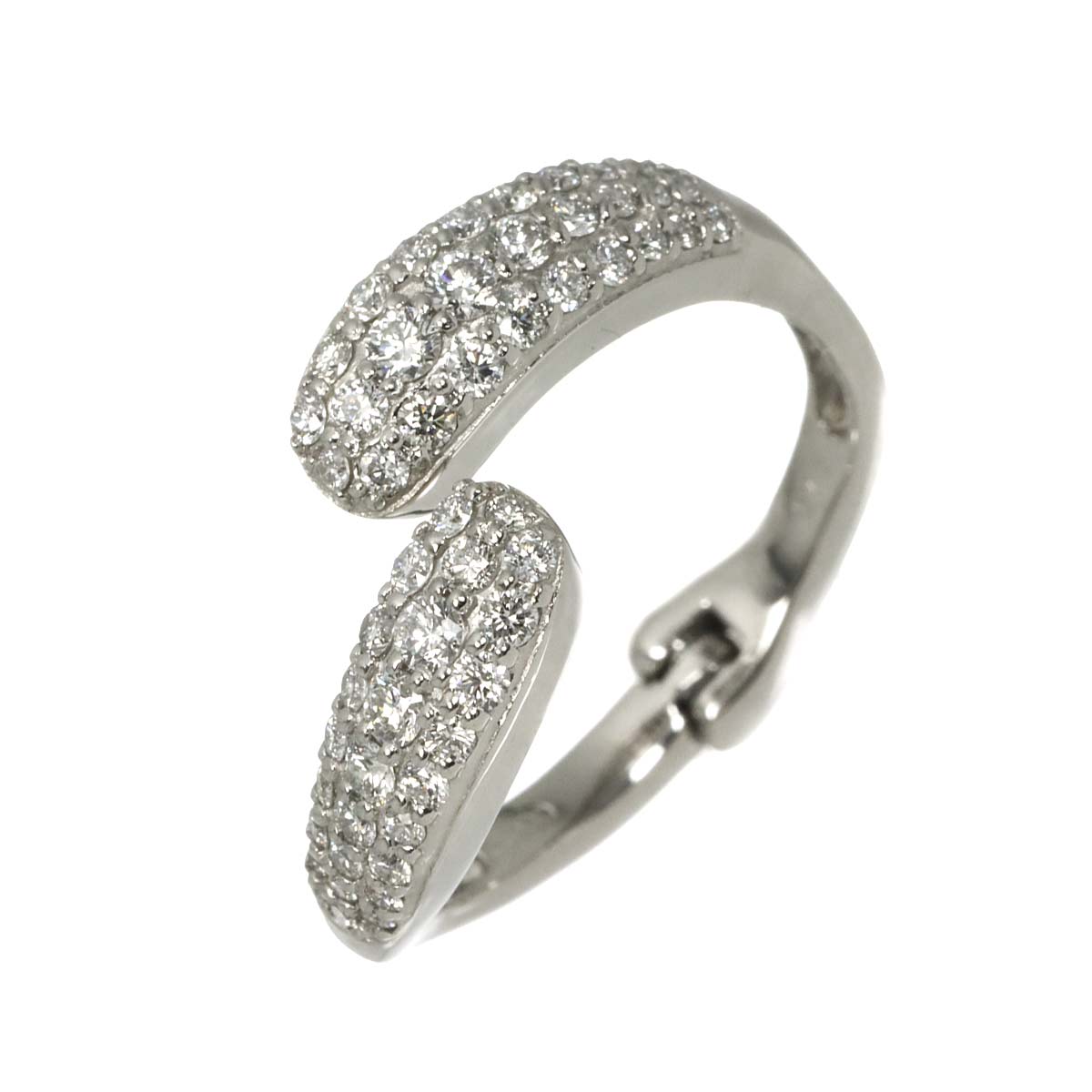 Diamond 0.75ct Ring Pt Platinum Free size