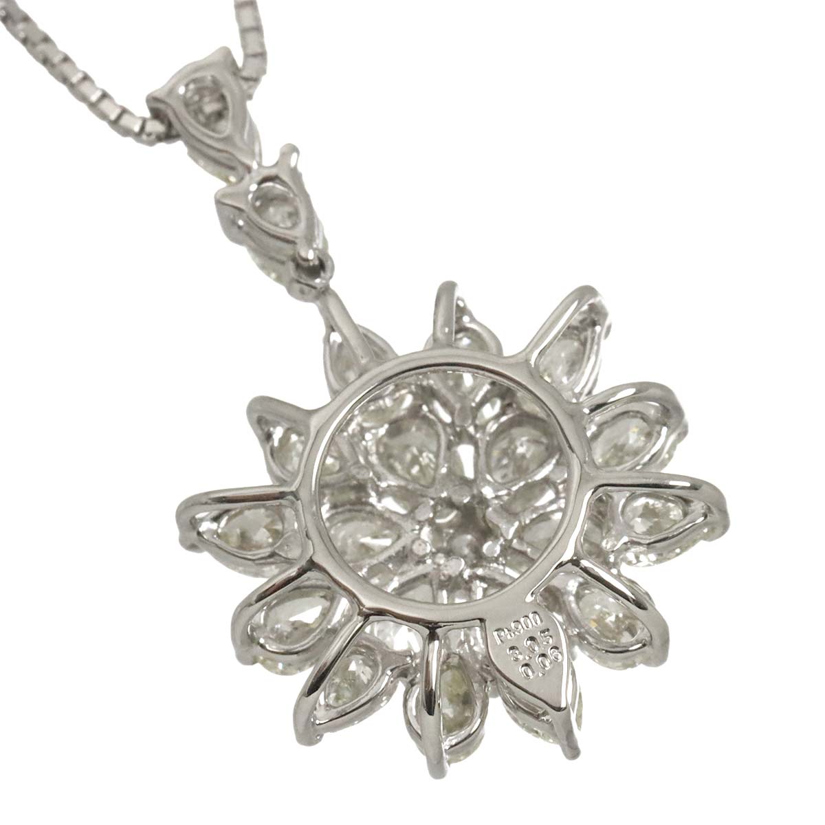 Diamond 3.05ct/0.06ct Necklace Pt SV Platinum