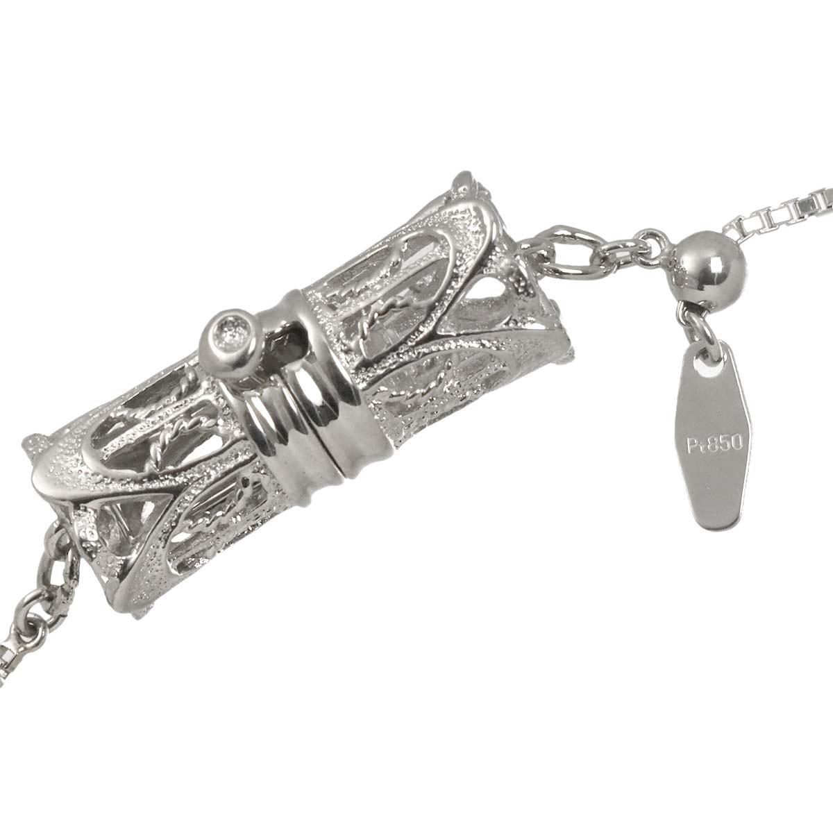 Diamond 3.05ct/0.06ct Necklace Pt SV Platinum