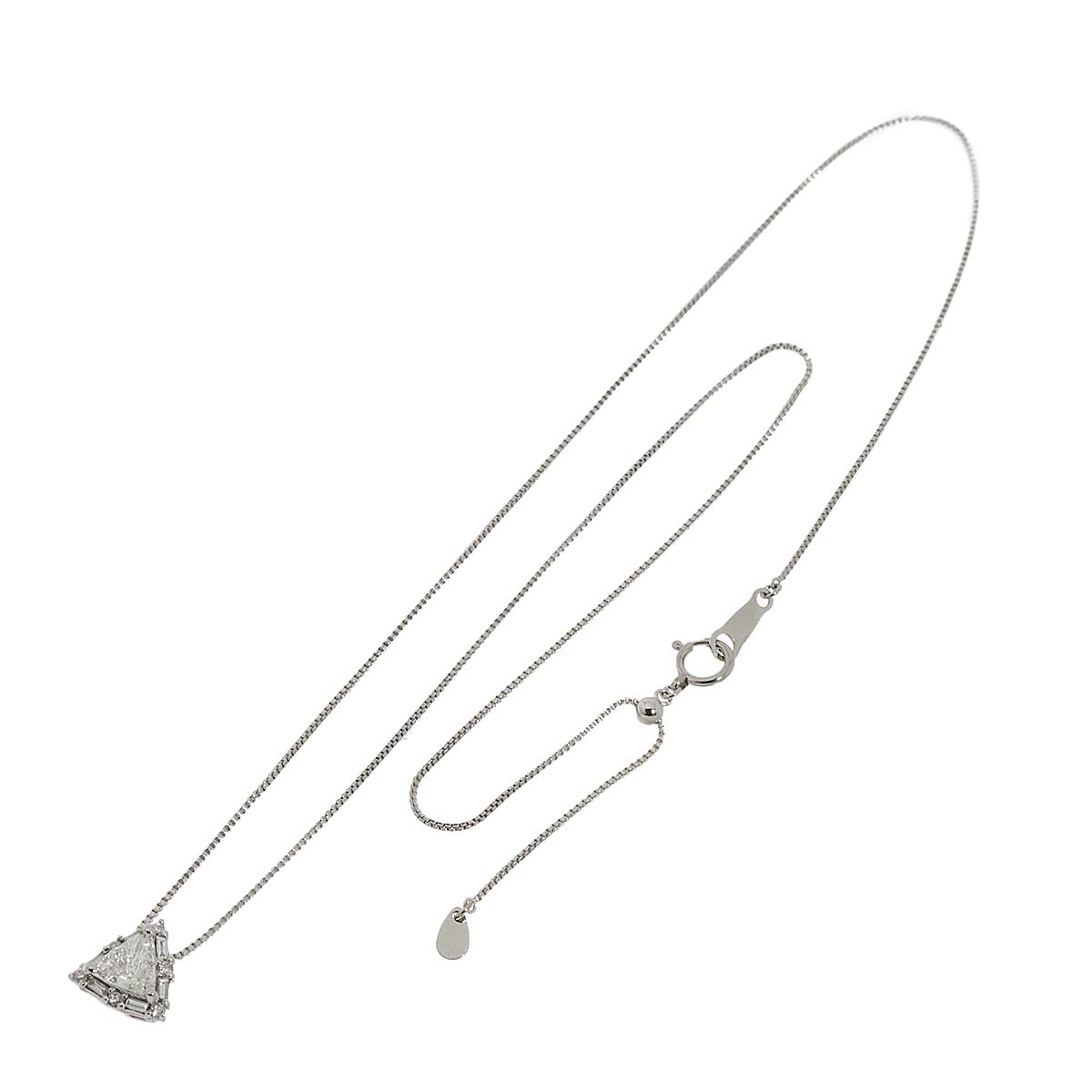 Diamond 0.502ct/0.19ct Necklace Pt Platinum
