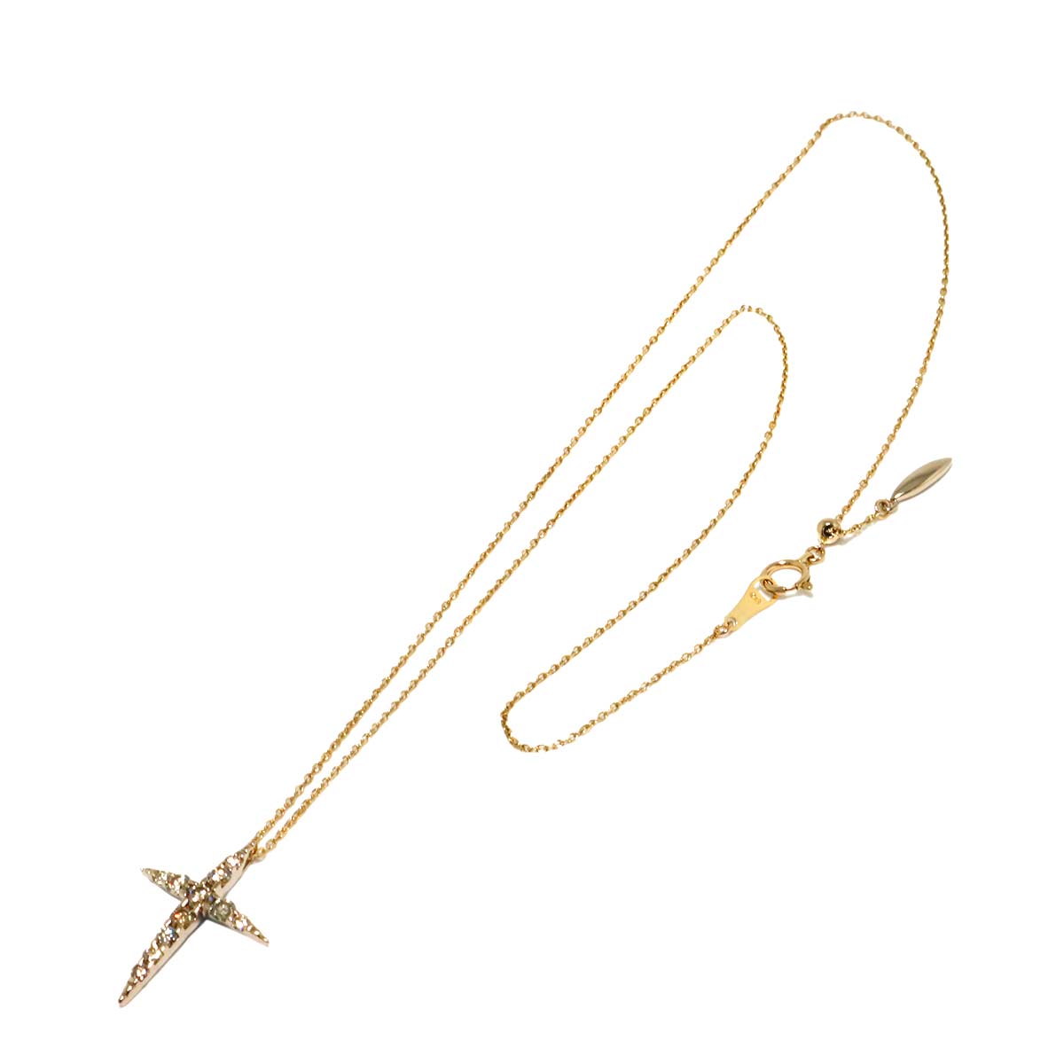 Brown Diamond 0.70ct Necklace 18K Brown Gold 750