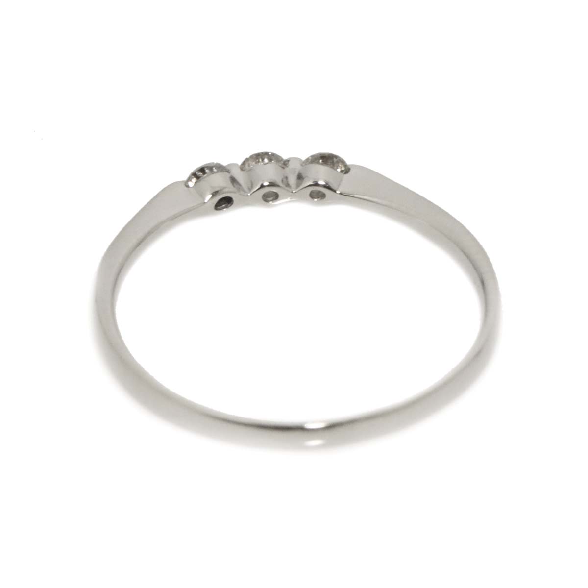 Diamond 0.20ct Ring Pt Platinum size6.75(US)