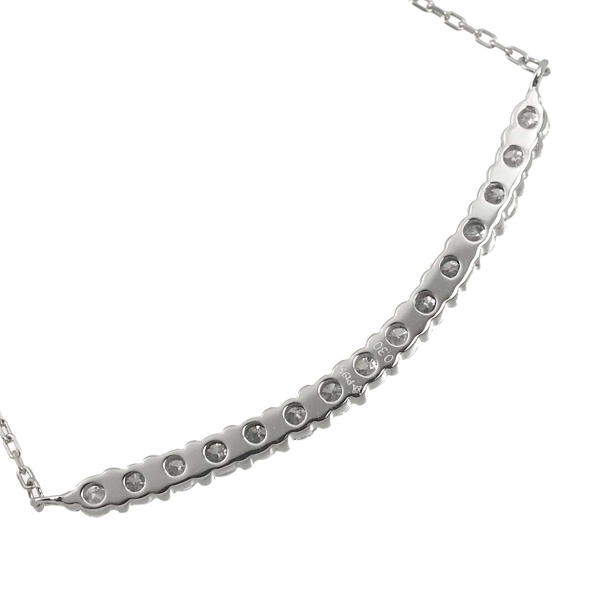 Diamond 0.30ct Necklace Pt Platinum
