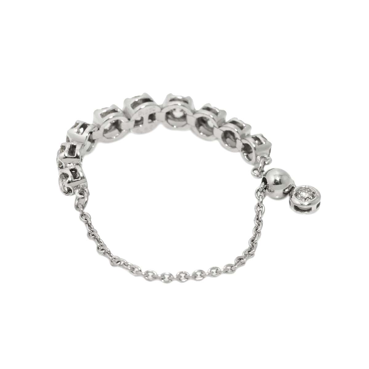 Diamond 0.45ct Ring Pt Platinum Free size