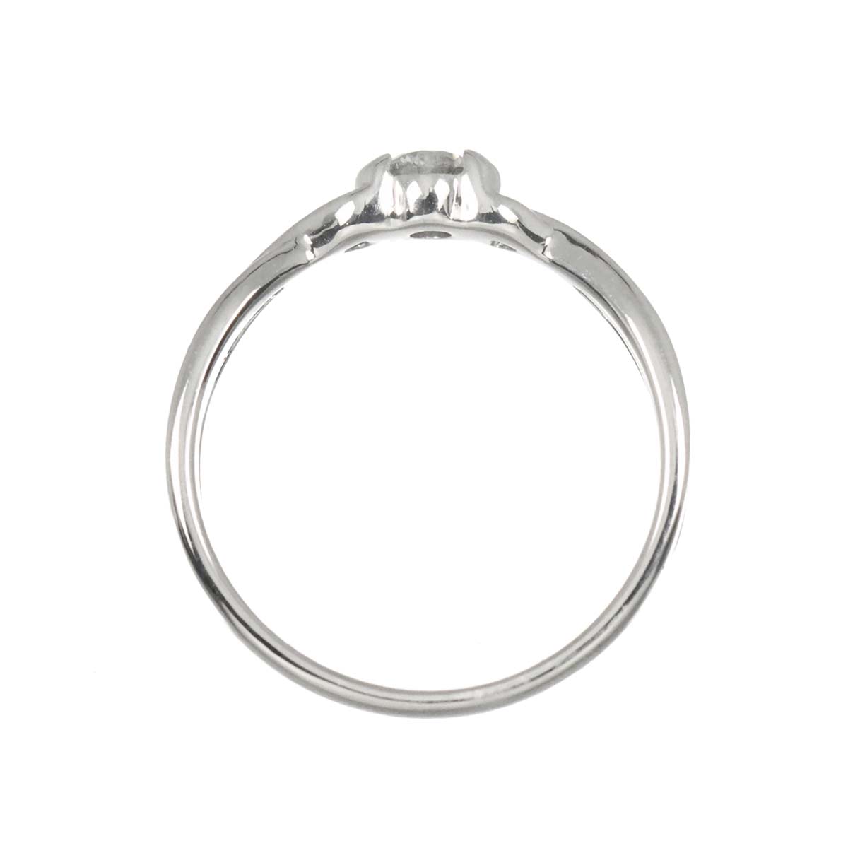 Diamond 0.20ct Ring Pt Platinum size5.25-5.5(US)
