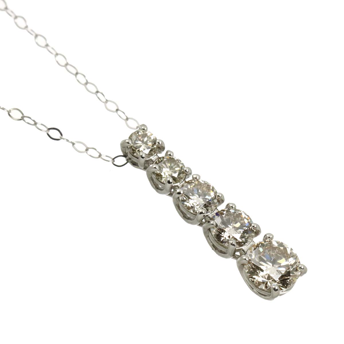 Diamond 0.50ct Necklace Pt Platinum