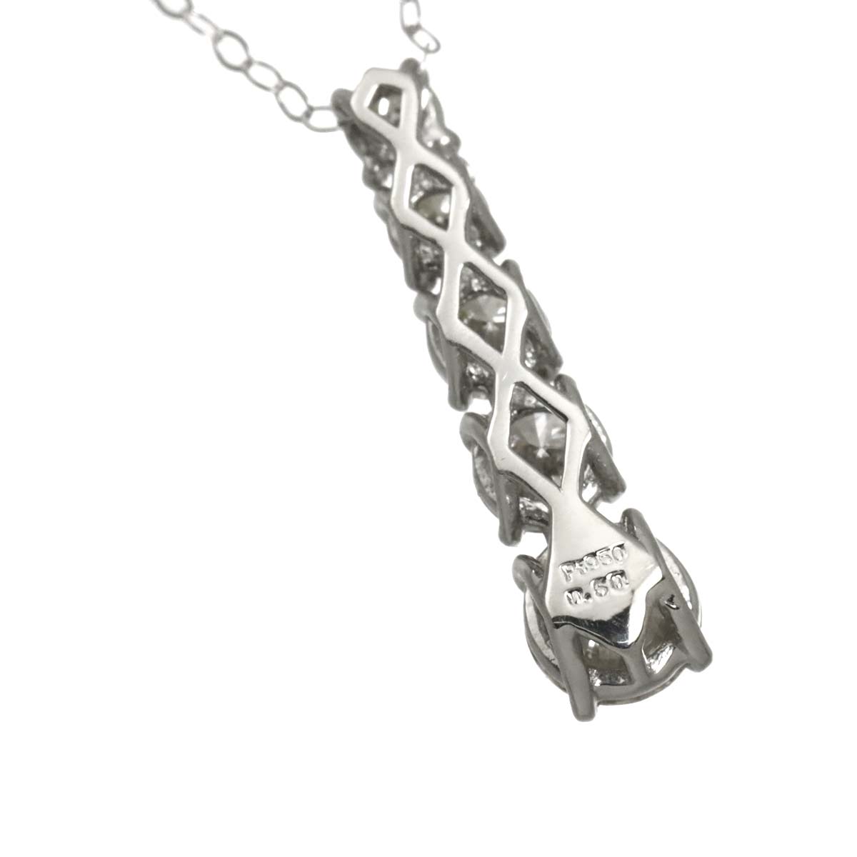 Diamond 0.50ct Necklace Pt Platinum