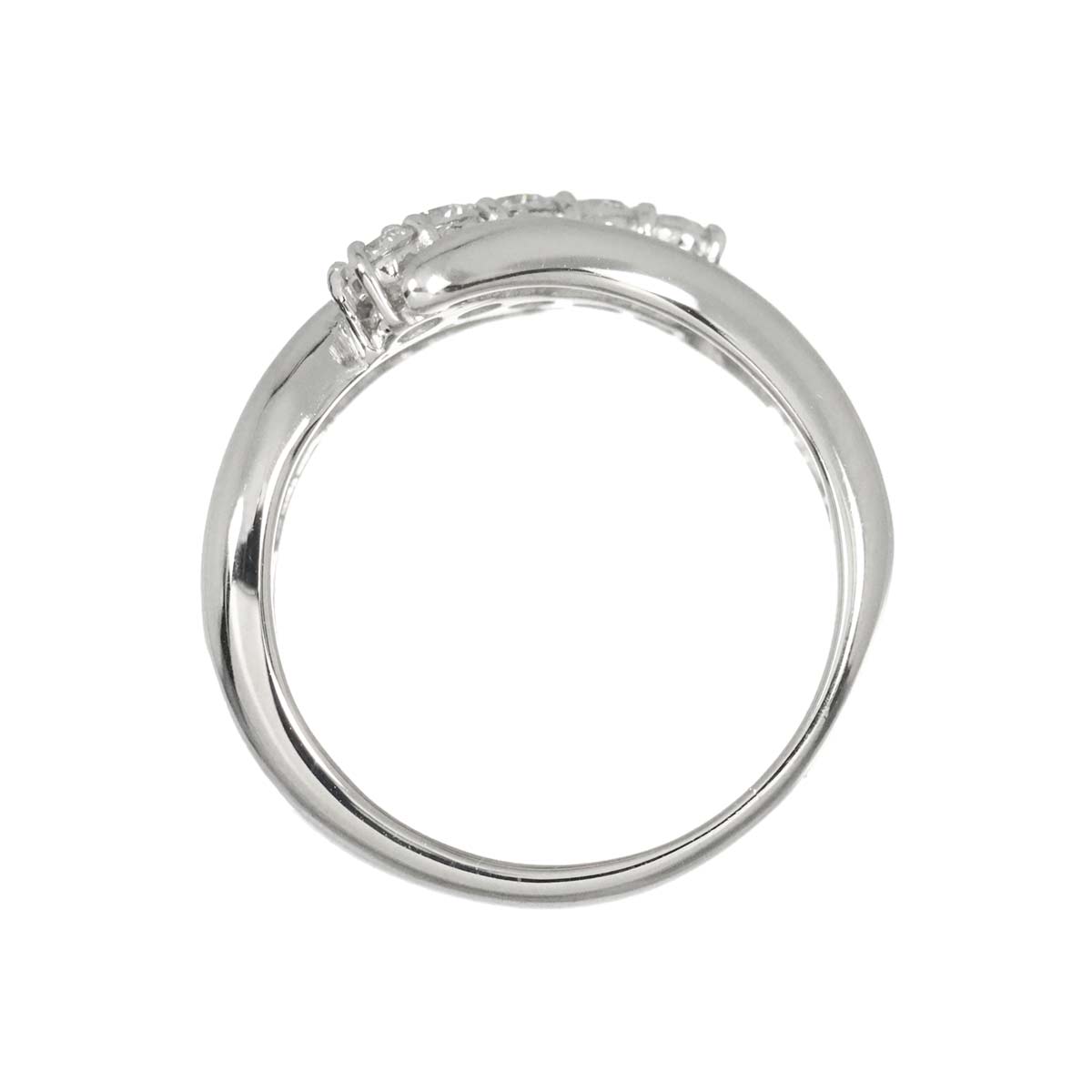 Diamond 0.30ct Ring Pt Platinum size6.25-6.5(US)
