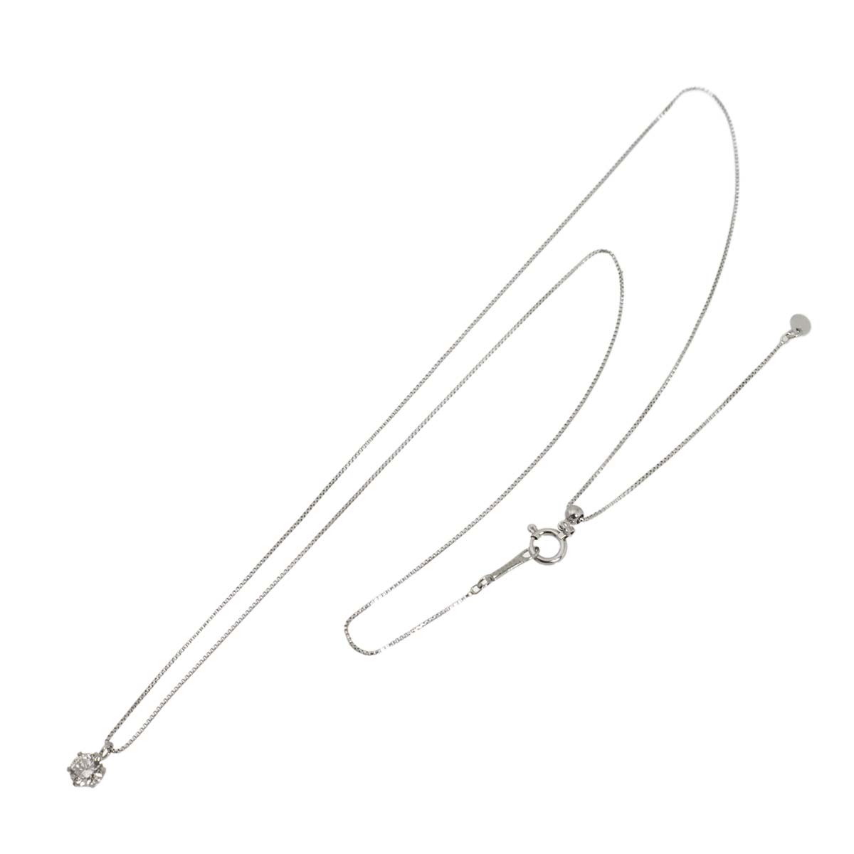 Diamond 0.30ct Necklace Pt Platinum