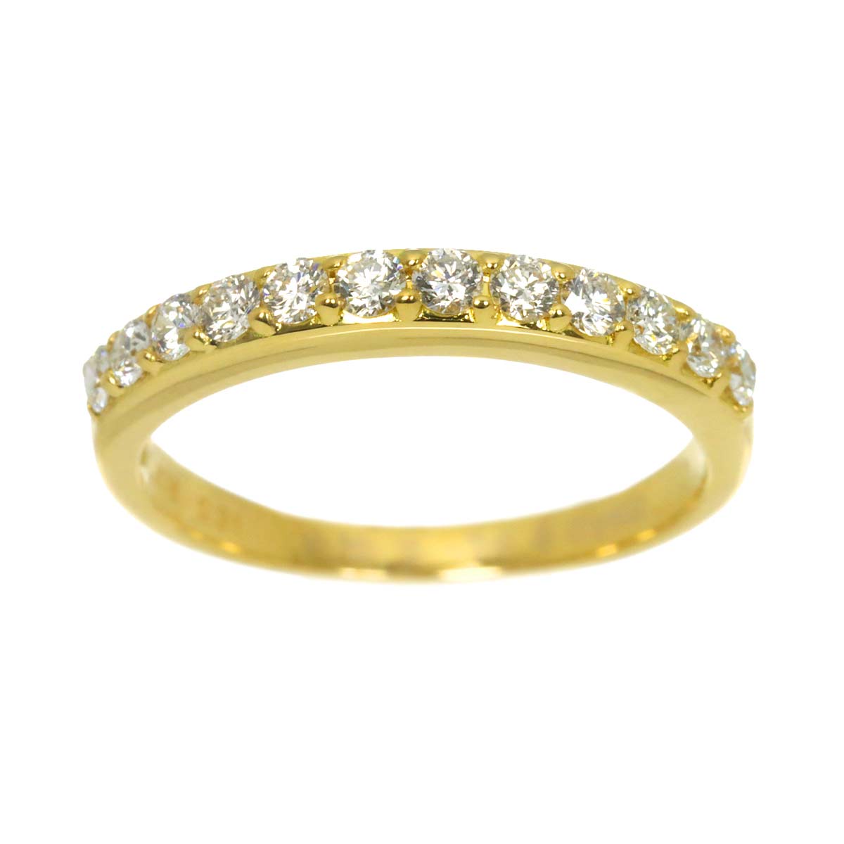 Diamond 0.31ct Ring 18K YG Yellow Gold 750 size3.75-4(US)