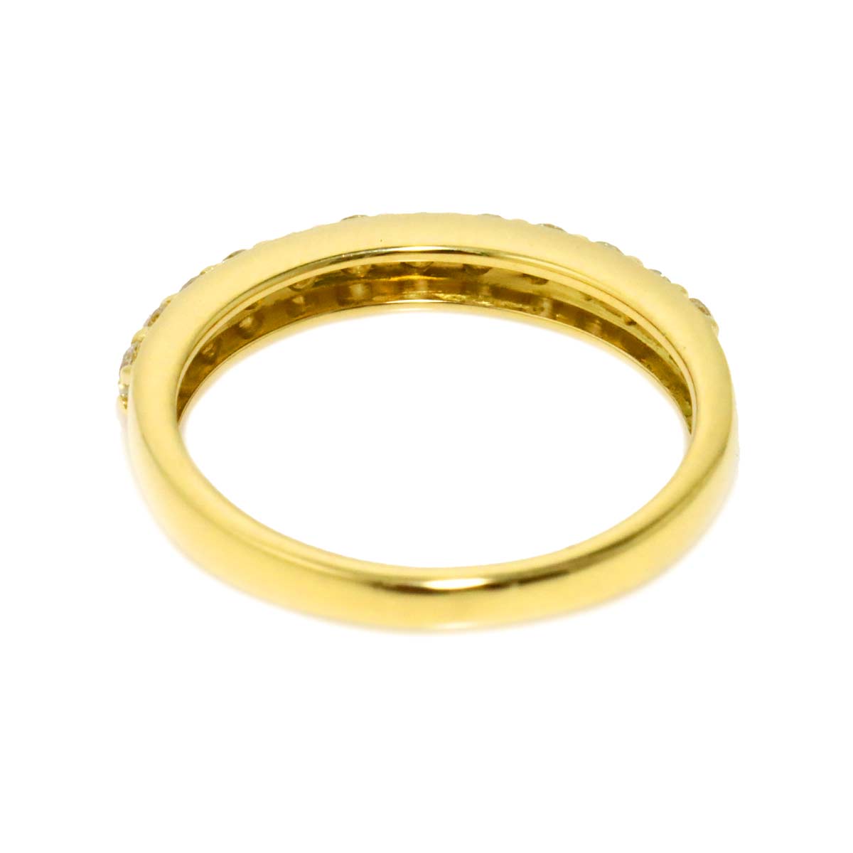 Diamond 0.31ct Ring 18K YG Yellow Gold 750 size3.75-4(US)