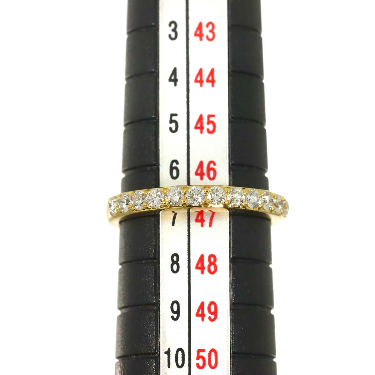Diamond 0.31ct Ring 18K YG Yellow Gold 750 size3.75-4(US)