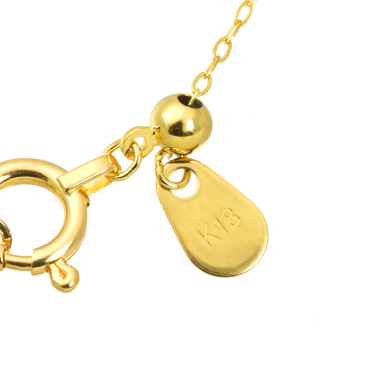 Diamond 0.50ct Necklace 18K YG Yellow Gold 750