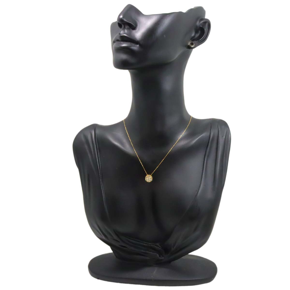 Diamond 0.50ct Necklace 18K YG Yellow Gold 750
