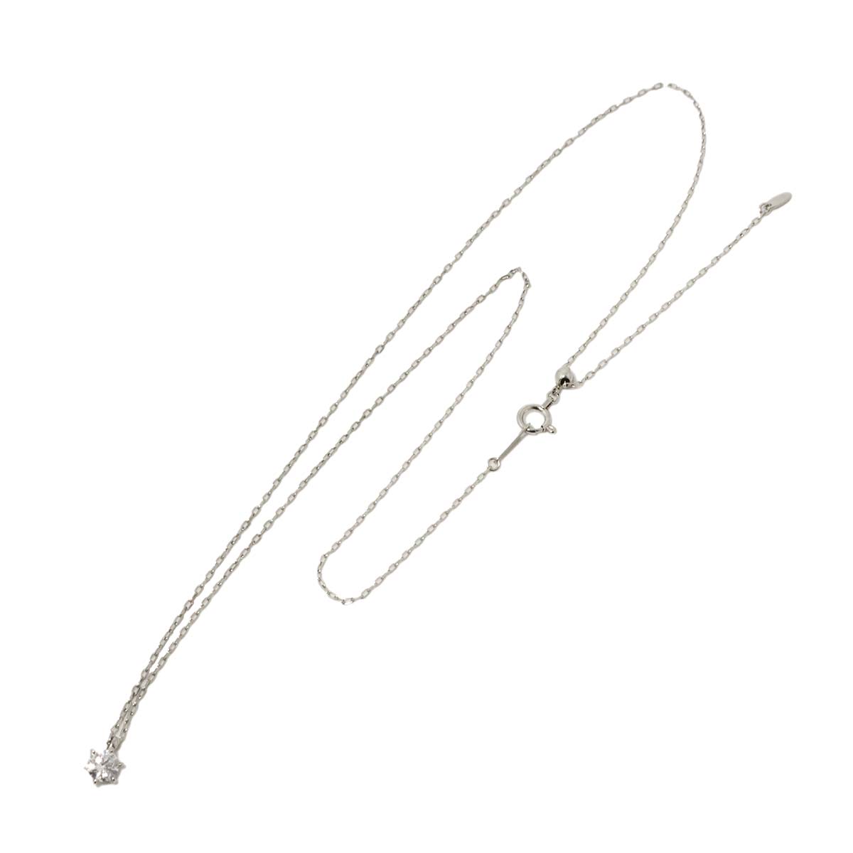 Diamond 0.31ct Necklace Pt Platinum