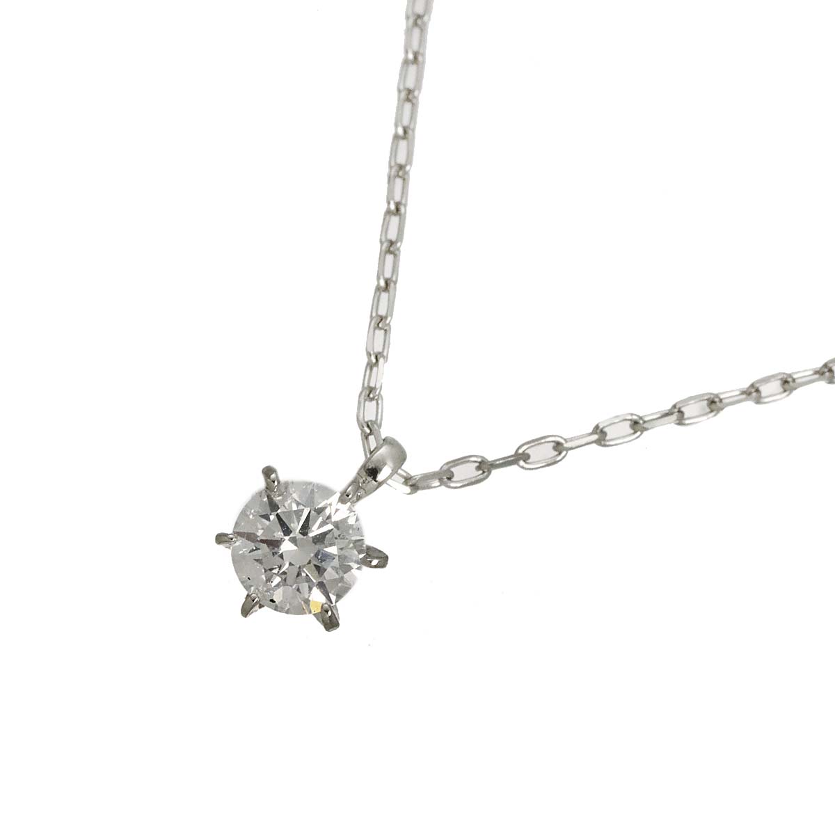 Diamond 0.31ct Necklace Pt Platinum