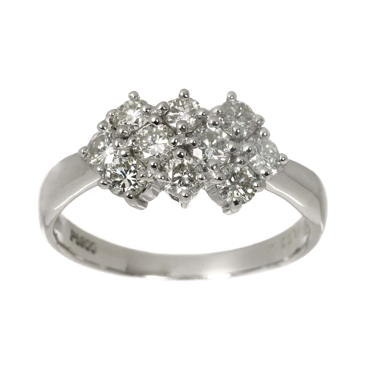 Diamond 1.03ct Ring Pt Platinum size7.5(US)