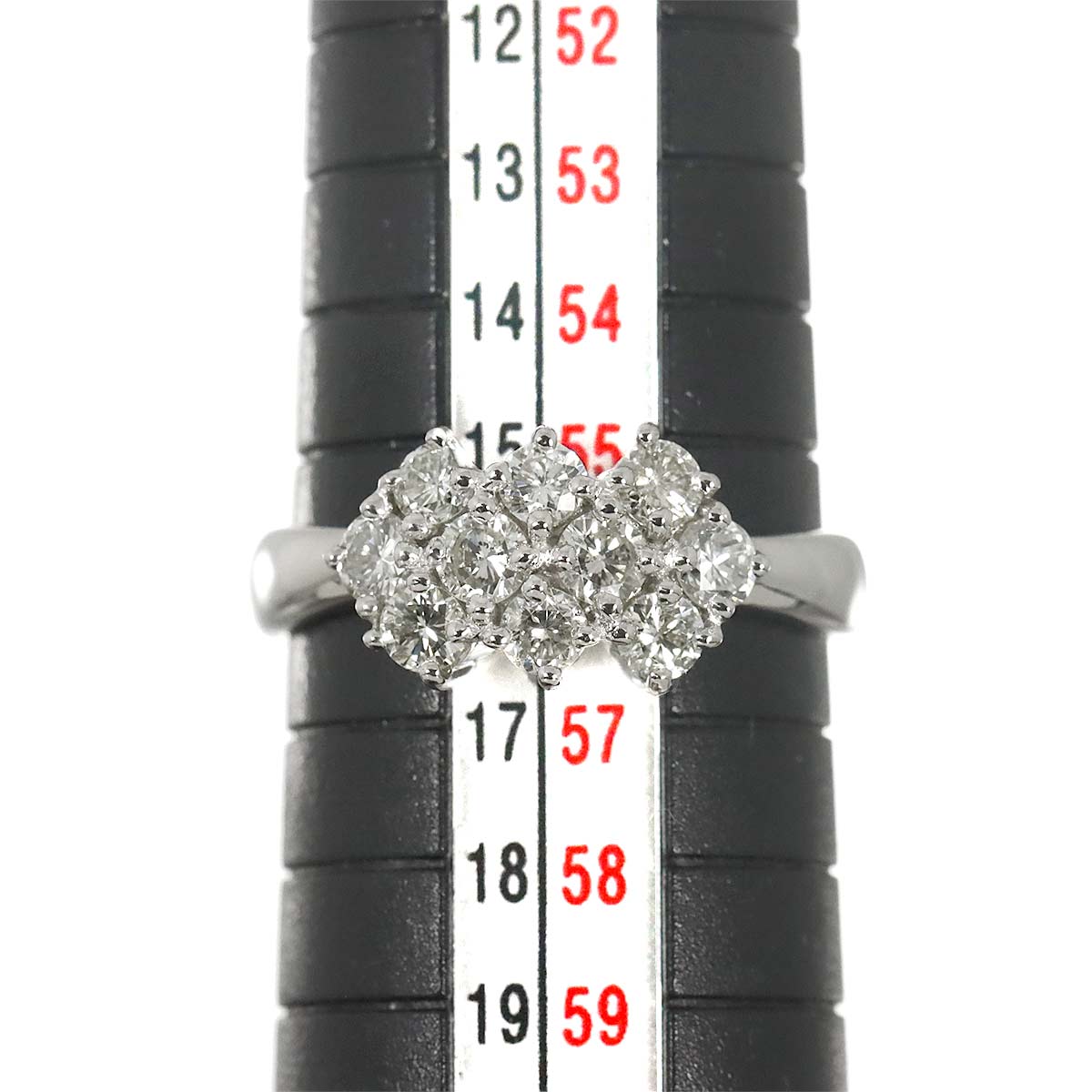 Diamond 1.03ct Ring Pt Platinum size7.5(US)