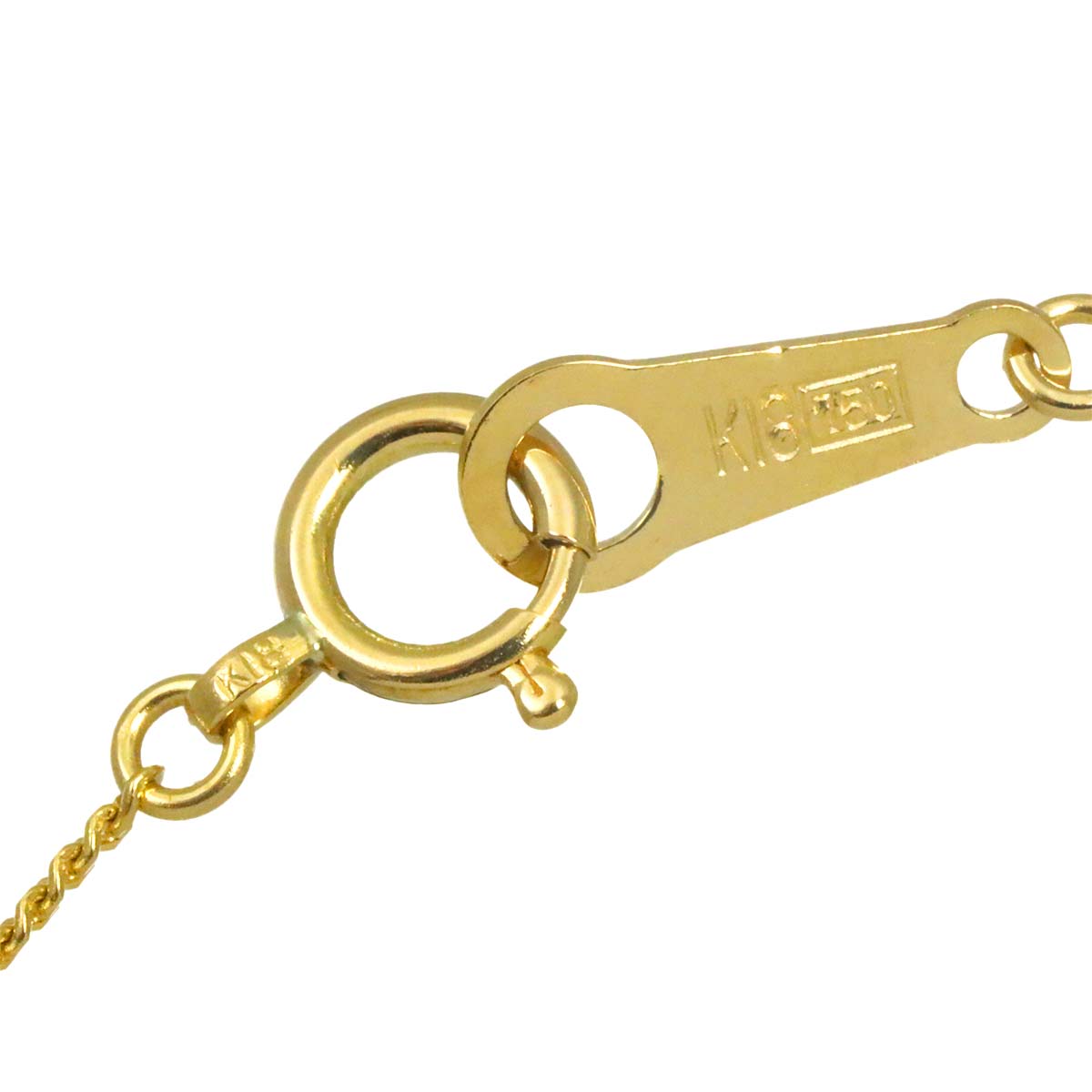 Diamond 0.30ct Necklace 18K YG Yellow Gold 750