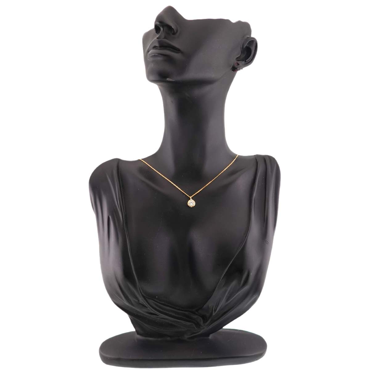 Diamond 0.30ct Necklace 18K YG Yellow Gold 750