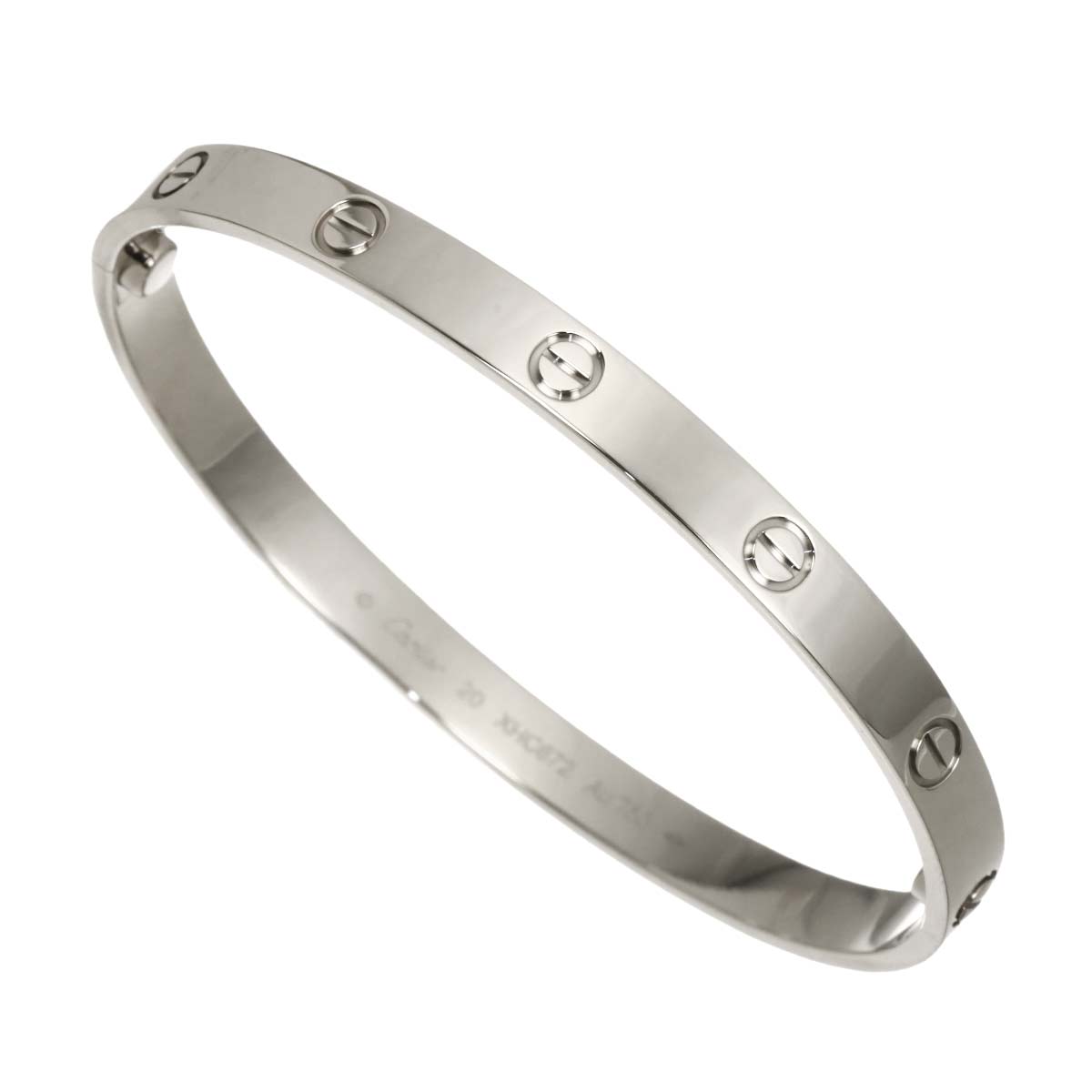 Love Bracelet Bangle 18K WG 750 Size20