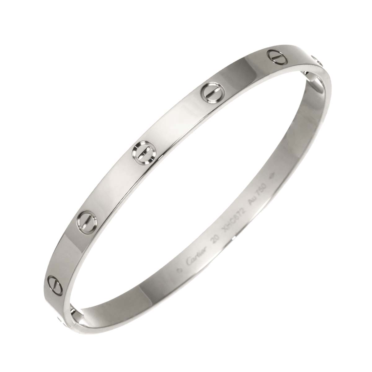 Love Bracelet Bangle 18K WG 750 Size20