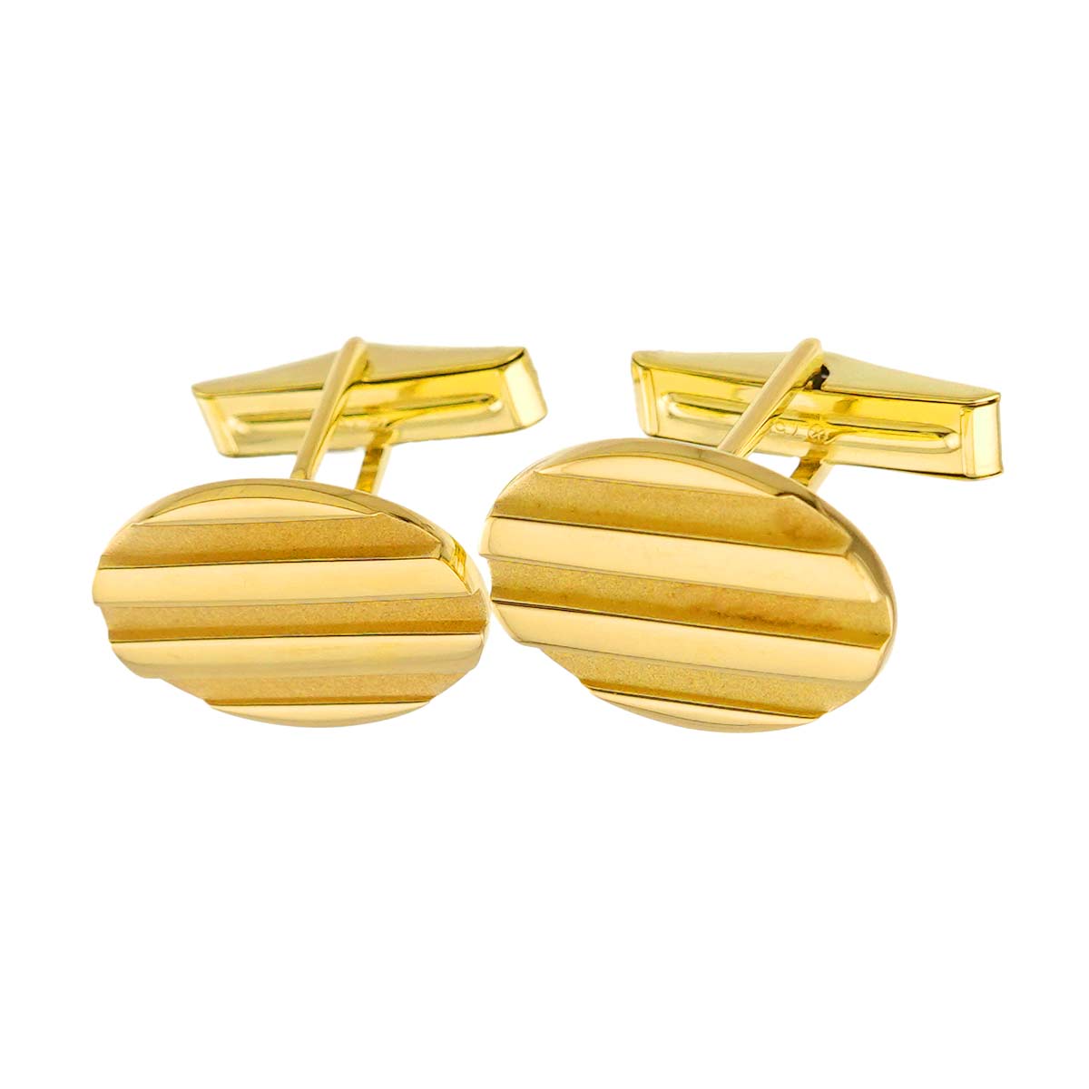 Cuff links 18K Yellow Gold 750